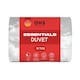 image 1 of OHS Winter Lightweight Anti-Allergy Breathable 15 Tog Quilt Duvet, Single - White