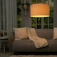 image 1 of ValueLights Reni Large Grey Fabric Pendant Shade