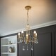 image 2 of ValueLights Lille White Ceiling Light Chandelier | White