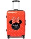 image 3 of Disney Minnie Mouse Suitcase For All Ages | Red Small, Medium Or Large Options Luggage Bag with Extendable Handle | Hard Cover Carry On Trolley Cabin Case | Fun Travel Accessory Gift for Kids and Adults