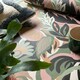 image 2 of Belgravia Casa Leaf Wallpaper - Blush/Sage Green - 10m x 53cm Pink