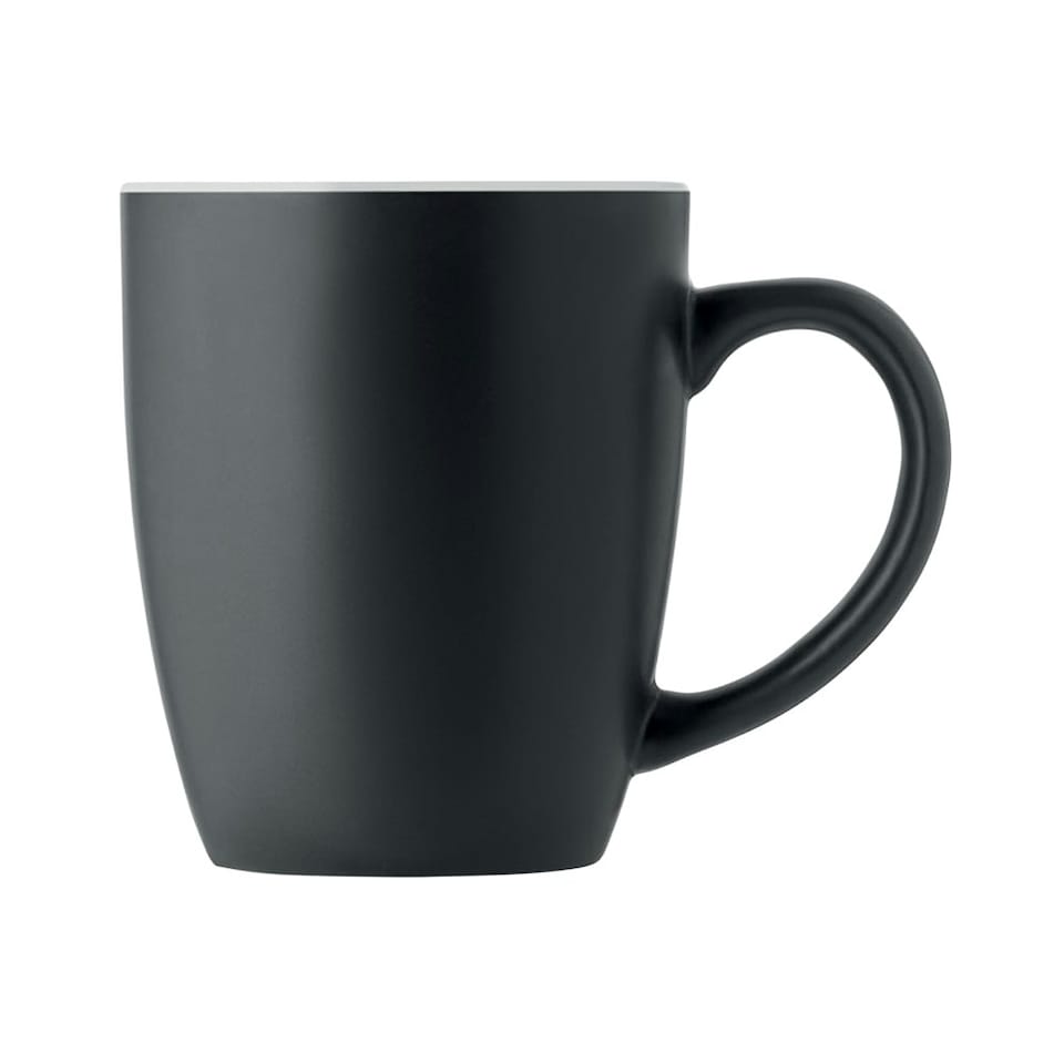 image 1 of MidOcean Lim Two Tone Ceramic 0.29L Mug - Black/White - One Size