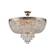 image 1 of Palace Semi Flush Ceiling Gold Antique & Crystal, 6 Light, E27