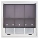 image 3 of FURNISHED Roller Blinds Daylight Round Eyelet Light Filtering Easy Fit Trimmable Window Blind | Grey | Dark Grey | (W) 100cm x (L) 165cm