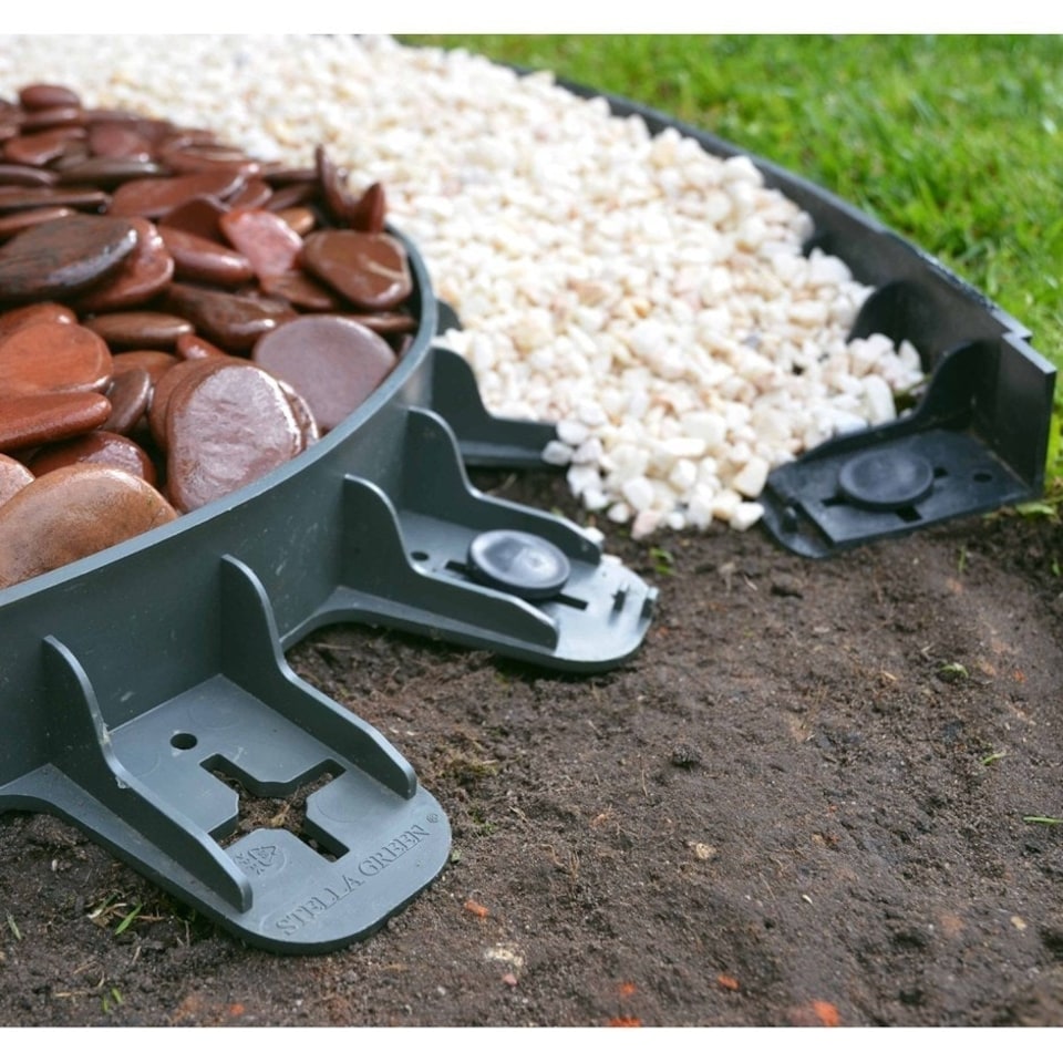 image 1 of Flexible Garden Edging in Green Pack of 4 | Green | 4