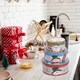 image 2 of Round Shape Christmas Cookie Tin Set | Multi | 1