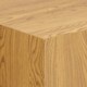 image 4 of Dice Square Coffee Table Set in Oak Effect