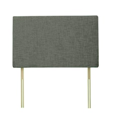 Valencia Charcoal Linen Headboard King Size N/A