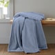 image 1 of Catherine Lansfield Extra Large Raschel Velvet Touch Blanket Throw | Blue | Lansfield Blue