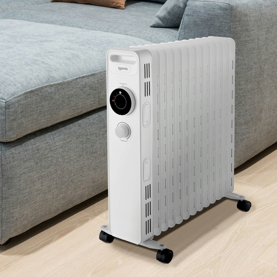 image 1 of Igenix IG2625, Oil Filled Radiator Heater, 2.5kW/2500 W, Safety Cut Off