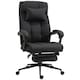 image 1 of Vinsetto Office Chair, Computer Chair with Adjustable Height, Head Pillow, Footrest for Home, Black