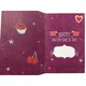 image 3 of To My Fabulous Valentine Day Black & Red Open Greeting Card
