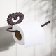 image 2 of Isabelle Brown Heart Toilet Roll Holder