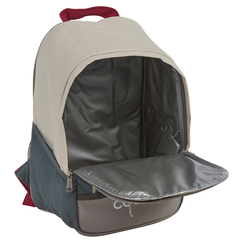 image 1 of Insulated Cooler Bag Shoulder Rucksack | Grey | 1
