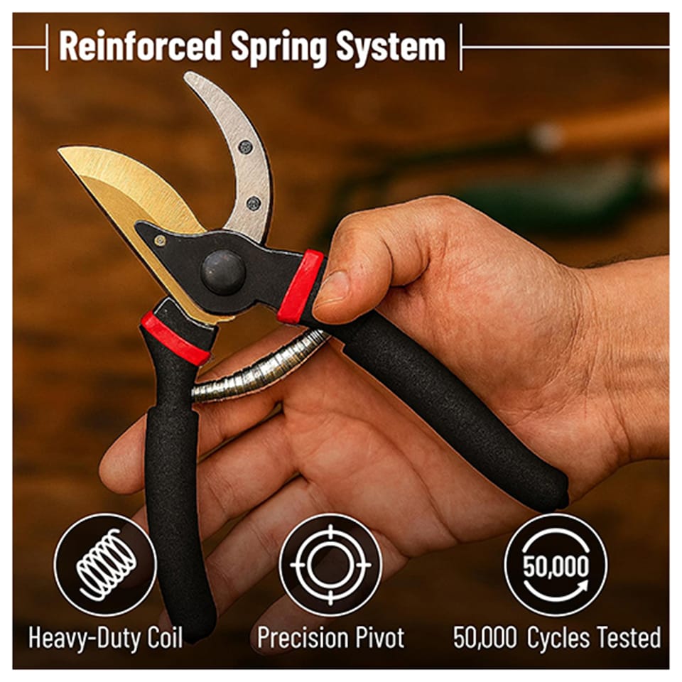 image 1 of 8-Inch Pruning Shears Garden Shears Scissors Tools Garden