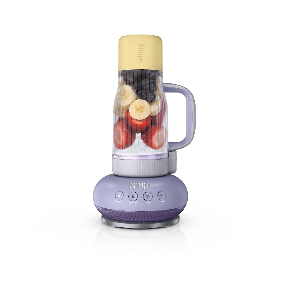 image 1 of Ninja BlendBoss Tumbler Blender Lavender Lemonade DB351UKPR | Grey | Lavender Lemonade | 1