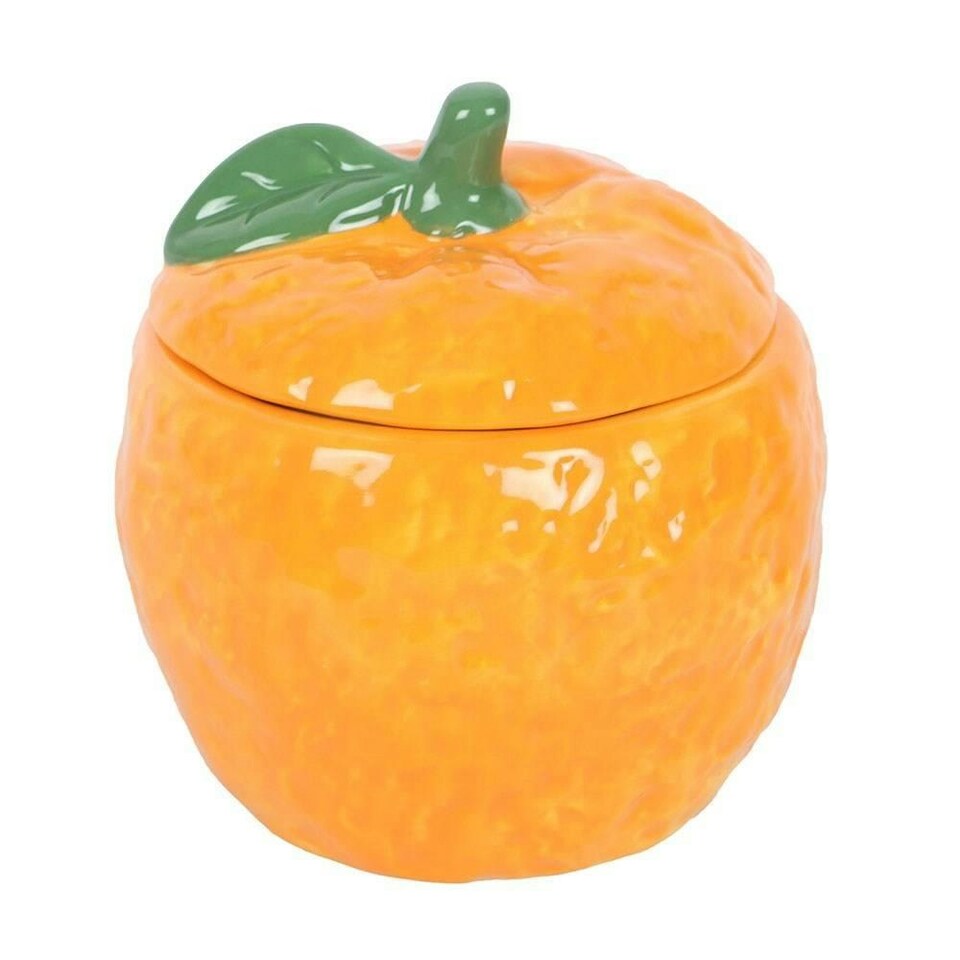 image 1 of Something Different Tutti Frutti Orange Oil Burner - Orange/White/Green - One Size
