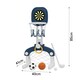image 5 of Living and Home 5-in-1 Kids Basketball Hoop with balls, Golf, Ring Toss & Dartboard