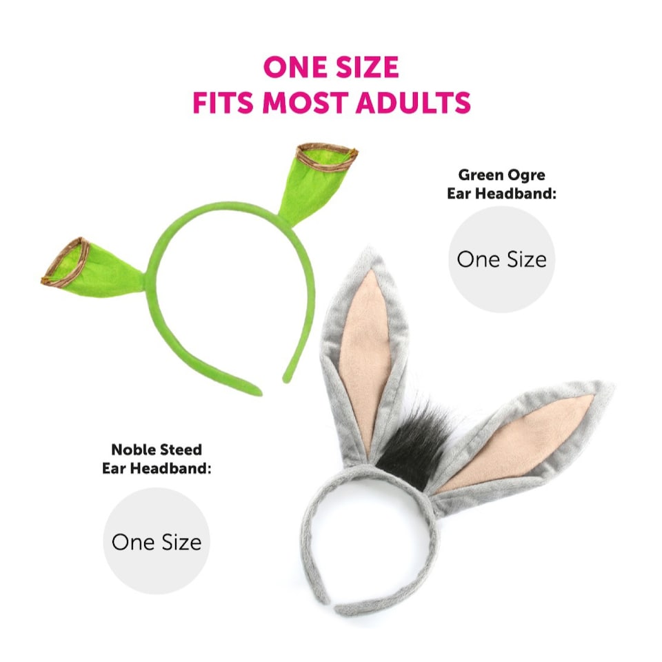 image 1 of Green Ogre & Donkey Accessory Set | Multi | One Size