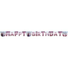 Disney Frozen II Happy Birthday Letter Banner - Multicoloured - One Size