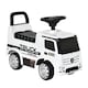 image 1 of HOMCOM Compatible Kids Ride On Car Truck Mercedes Benz Licensed Toddler Foot To Floor Slider withUnder Seat Storage for 12 - 36 Months White