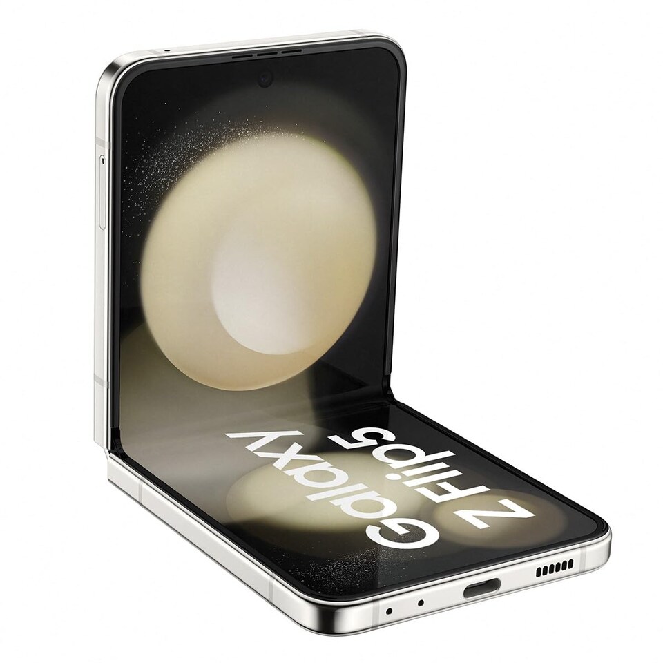 image 1 of Samsung Galaxy Z Flip5 8GB 256GB Cream 6.7" Foldable Smartphone