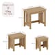 image 3 of Vida Designs Ashton Nest of Tables 3 Piece Set Nesting Sofa Bedside Side Table