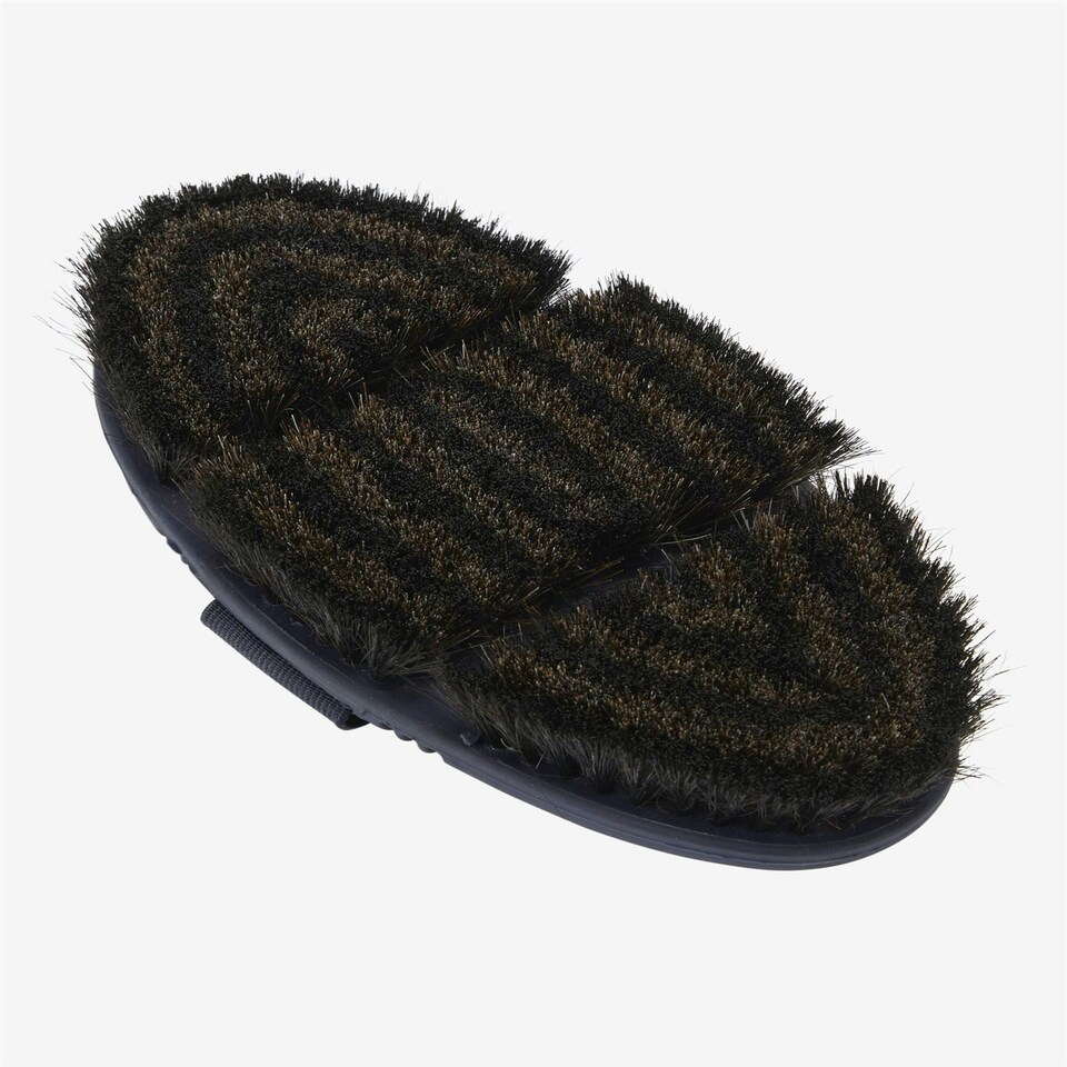 image 1 of LeMieux Flexi Horse Hair Body Brush Black | One Size