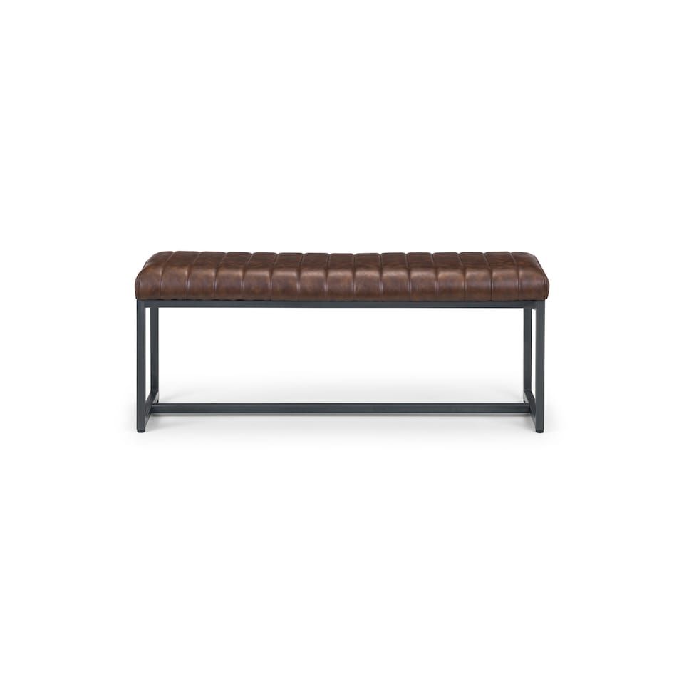 image 1 of Brooklyn Upholstered Bench - Brown