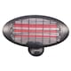image 3 of Primrose IPX4 Wall Mounted Quartz Bulb Electric Patio Heater with 3 Settings in Black 2kW