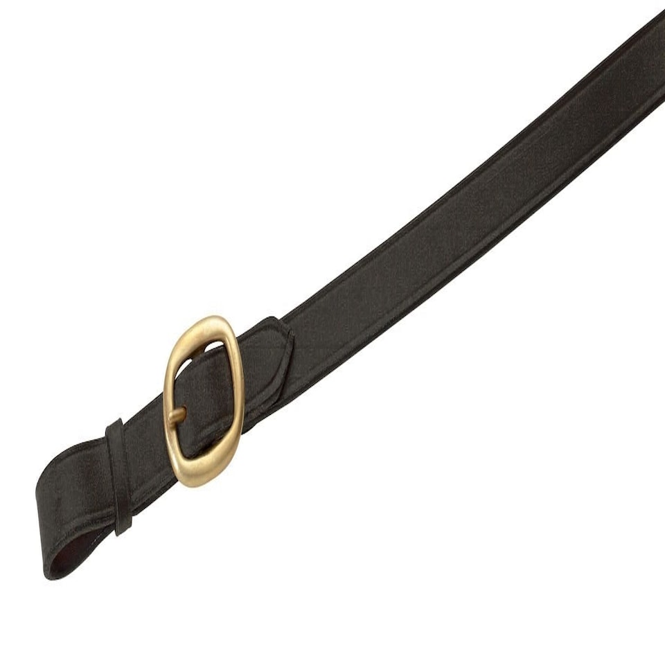 image 1 of Shires Blenheim Leather Lead Rein Black | 7/8 Inch