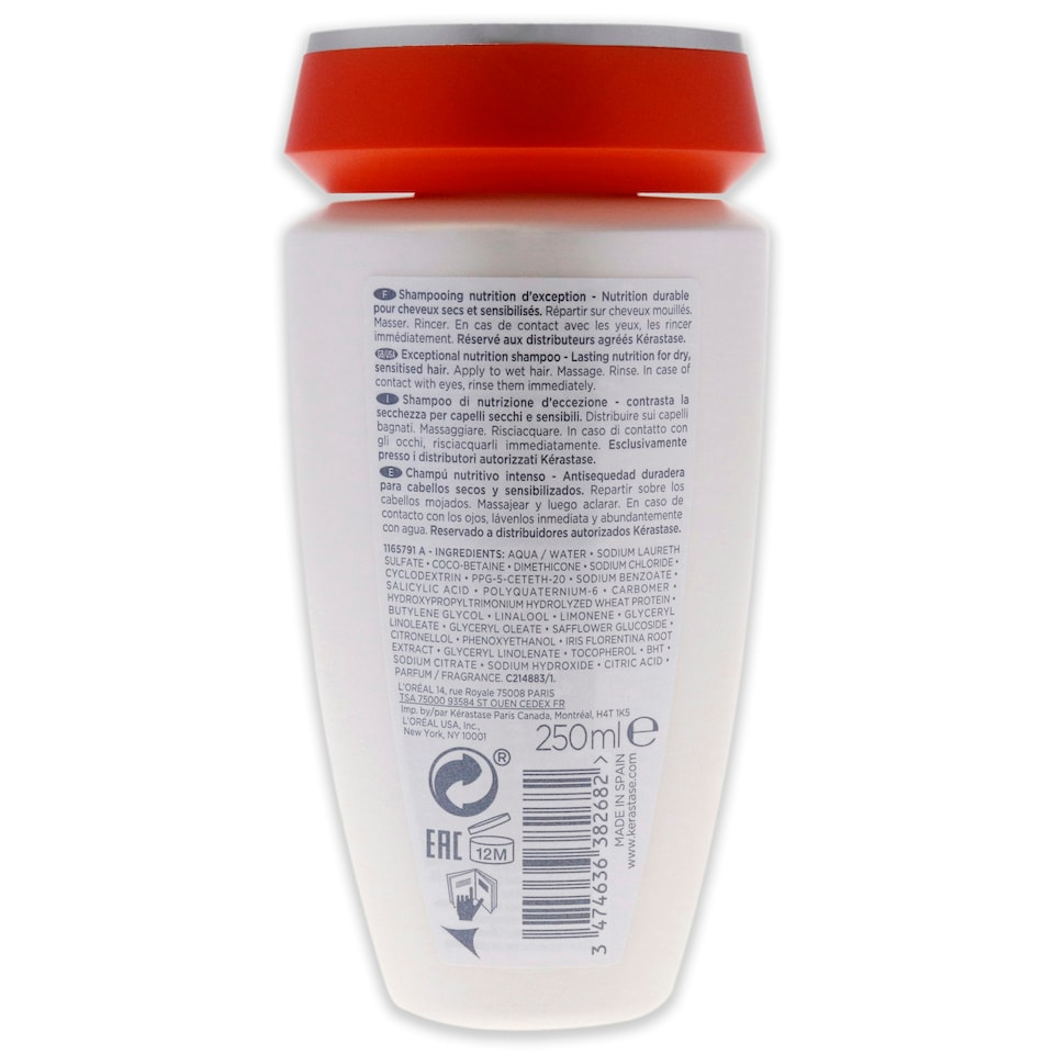 image 1 of Nutritive Bain Satin 2 Shampoo by Kerastase for Unisex - 8.5 oz Shampoo