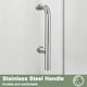image 7 of Stech Homes 1700x1850mm Reversible Bathroom Sliding Door Shower Enclosure Cubicle 5mm Toughened Glass Cubicle