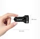 image 3 of TechStone Car Charger Dual USB In Car Fast Charging Adapter Quick Charge 3.0  Mini Phone Cigarette Lighter 12v Socket for iPhone XS XR Max 7 8 Plus, Air 2  iPad Pro Mini, Galaxy, LG, HTC