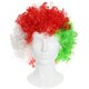image 1 of Pack of 6 Welsh Supporters Curly Wig Multi | One Size