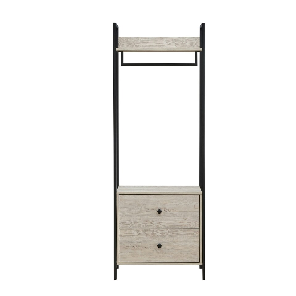 image 1 of Open Wardrobe with 2 Drawers