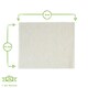 image 3 of Nicola Spring Cotton Fabric Placemats - Natural - Pack of 6 Clear