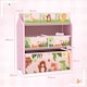 image 5 of AIYAPLAY Kids Toy Storage Unit with 6 Storage Boxes for Playroom, Pink