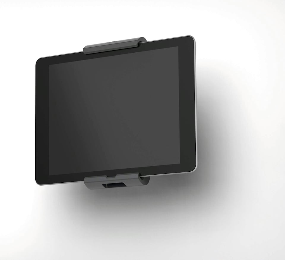 Durable Aluminium WALL Mounted Tablet Holder for 7-13 inch Devices with Anti Theft Lock & 360 Degree Rotation - 893323