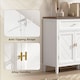 image 6 of HOMCOM Sideboard with Drawers and Adjustable Shelves, White