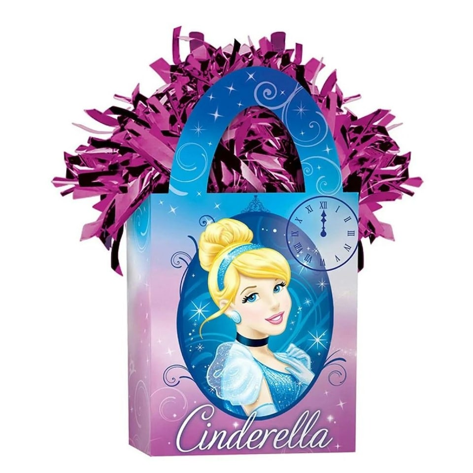 Cinderella Balloon Weight - Purple - One Size