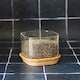 image 3 of Pebbly Square 500ml Canister With Bamboo Lid