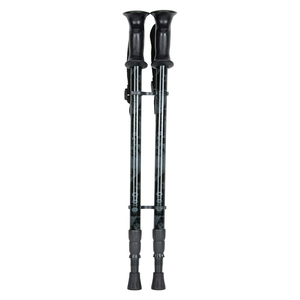 image 1 of Mountain Warehouse Hiker Walking Pole 2 Pack Ergonomic Handle Hiking Trail Stick