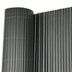 image 1 of 1m x 3m Grey PVC Outdoor Garden Fencing Privacy Screen Roll | Grey | 1