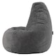 image 5 of Dalton Medium Beanbag Corduroy Charcoal | Grey | Chacroal | 1