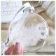 image 2 of In Memory of Dad Feather Round Bauble Gift Boxed. Memorial Christmas Decor