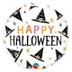 image 1 of Halloween Witches Hats Pattern Round Foil Helium Balloon 46cm / 18 in