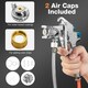 image 2 of COSTWAY 15L Paint Tank Pressure Paint Pot Adjusting Spray Gun