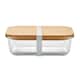 image 1 of MidOcean Tundra Bamboo Lunch Box - Transparent - 6cm x 20cm x 15cm