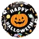 image 1 of Halloween Jack & Candies Round Foil Helium Balloon 46cm / 18 in